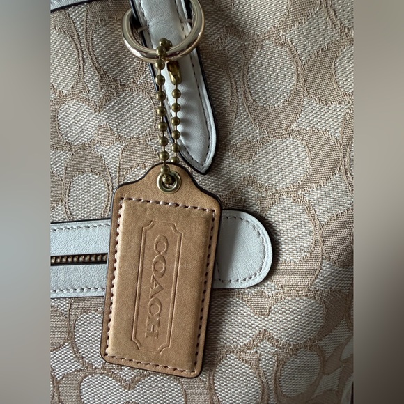 Coach Taylor Tote Bag Canvas Signature Jacquard - Picture 6 of 15